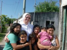 Madre Maria nella missione di Sauce in Argentina